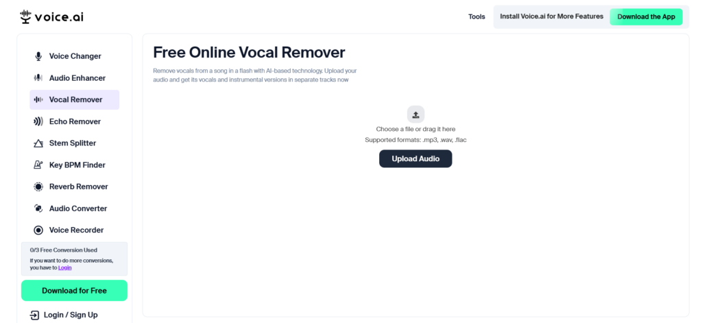 Voice AI-Ultimate Vocal Remover Download Alternative