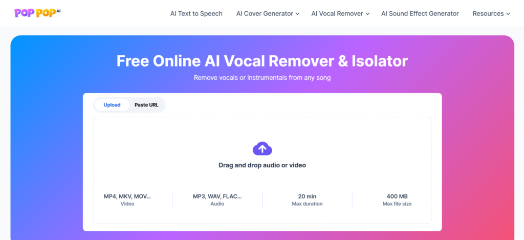 PopPop-Ultimate Vocal Remover Download Alternative